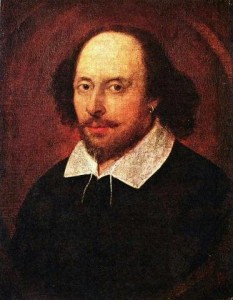 One of the few existing likenesses of Shakespeare / de.wikipedia.org