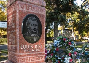 The Grave of Louis Riel,one of the founders of Manitoba / tourismerial.com